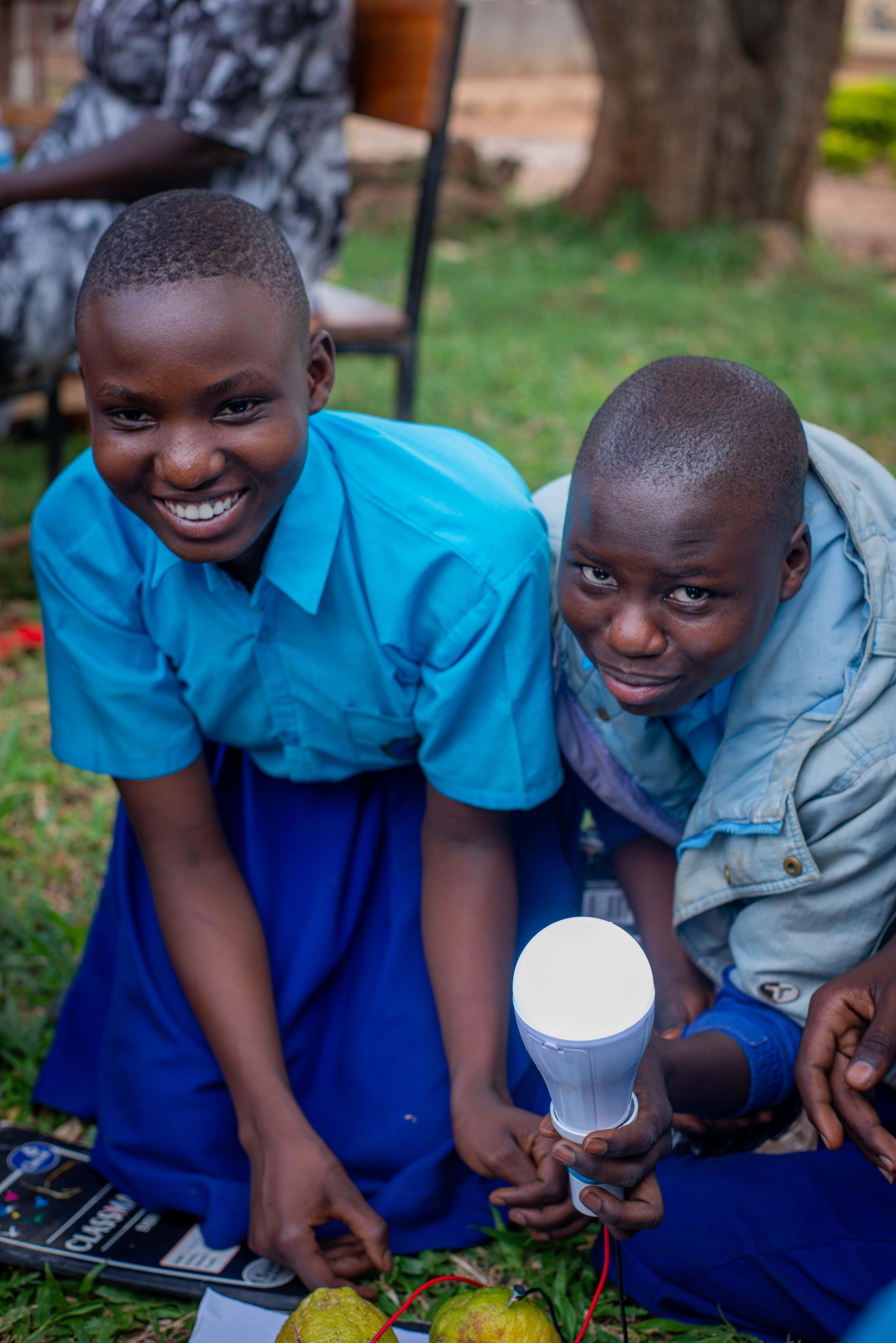 STEM practical in Layibi primary school