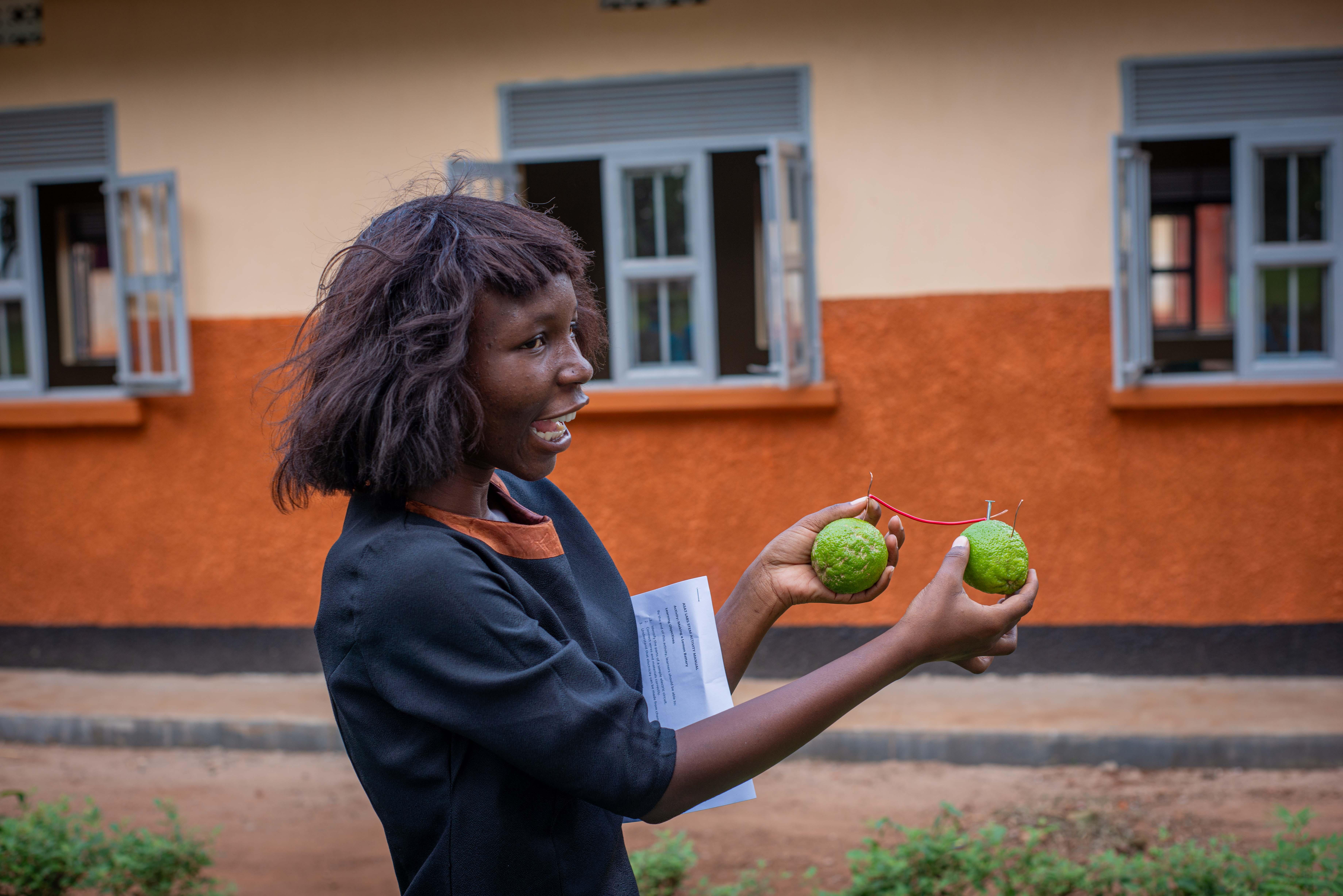 STEM practical in Layibi primary school