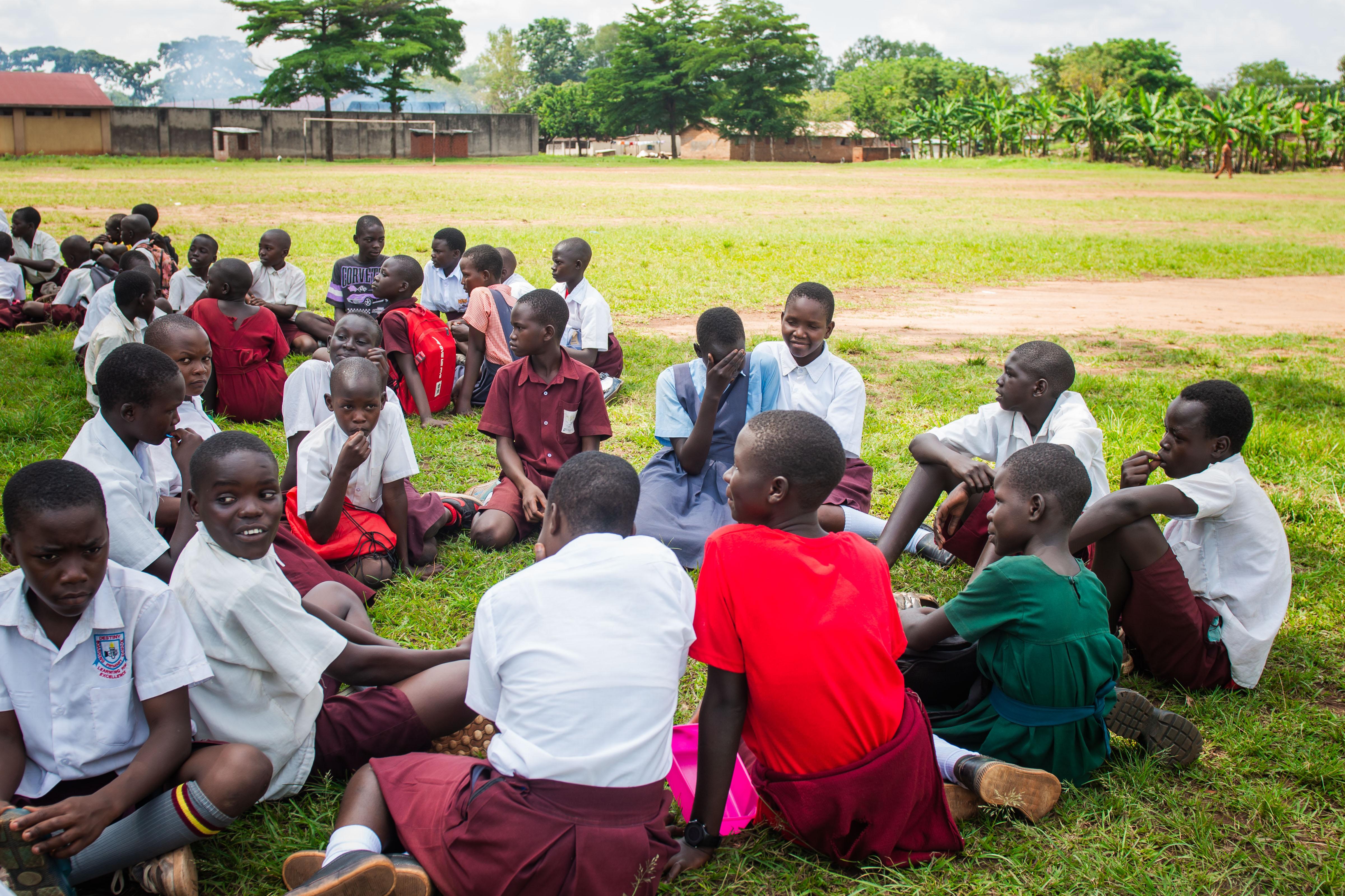 Electric circuit practical at Gulu prison primary school