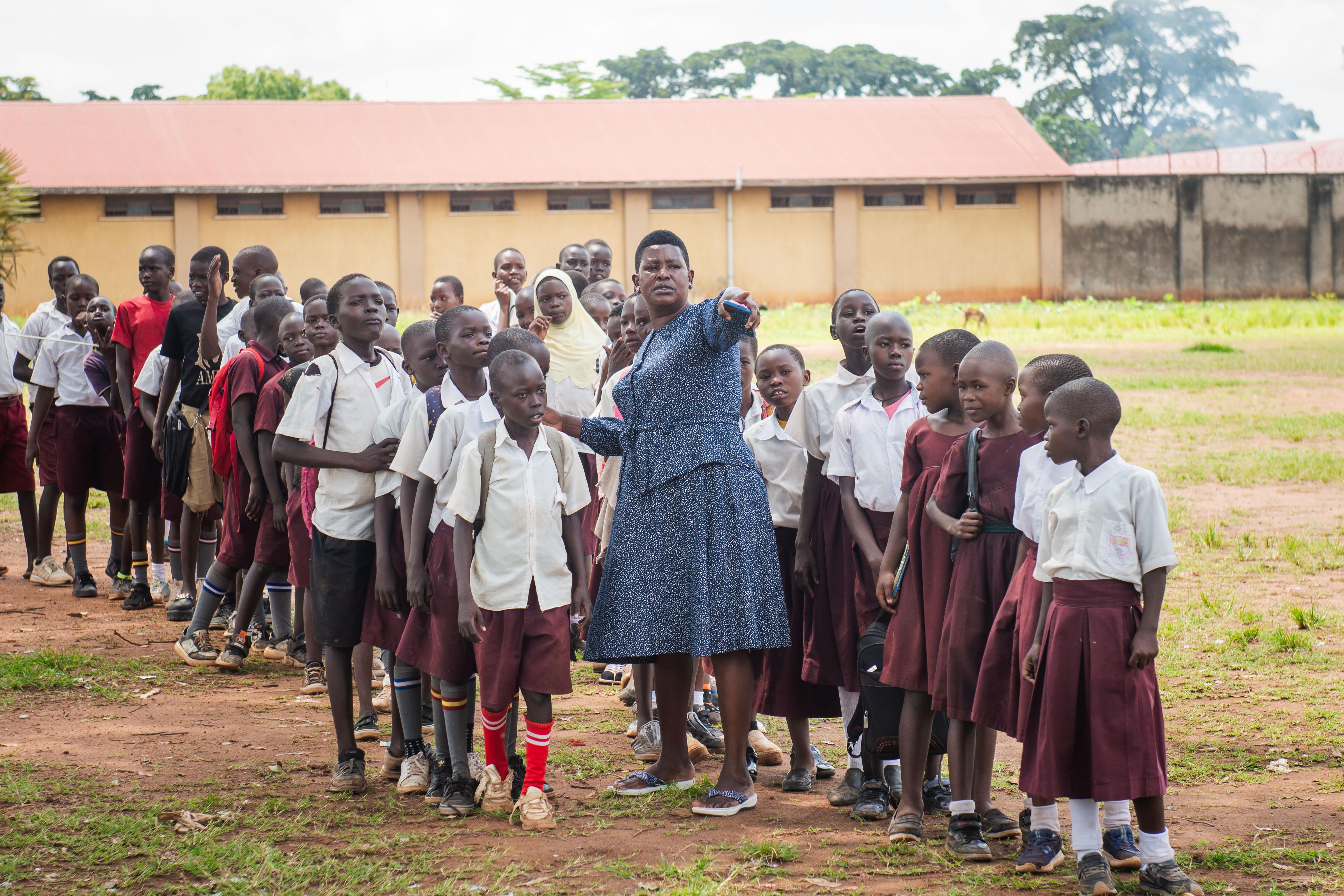 Electric circuit practical at Gulu prison primary school