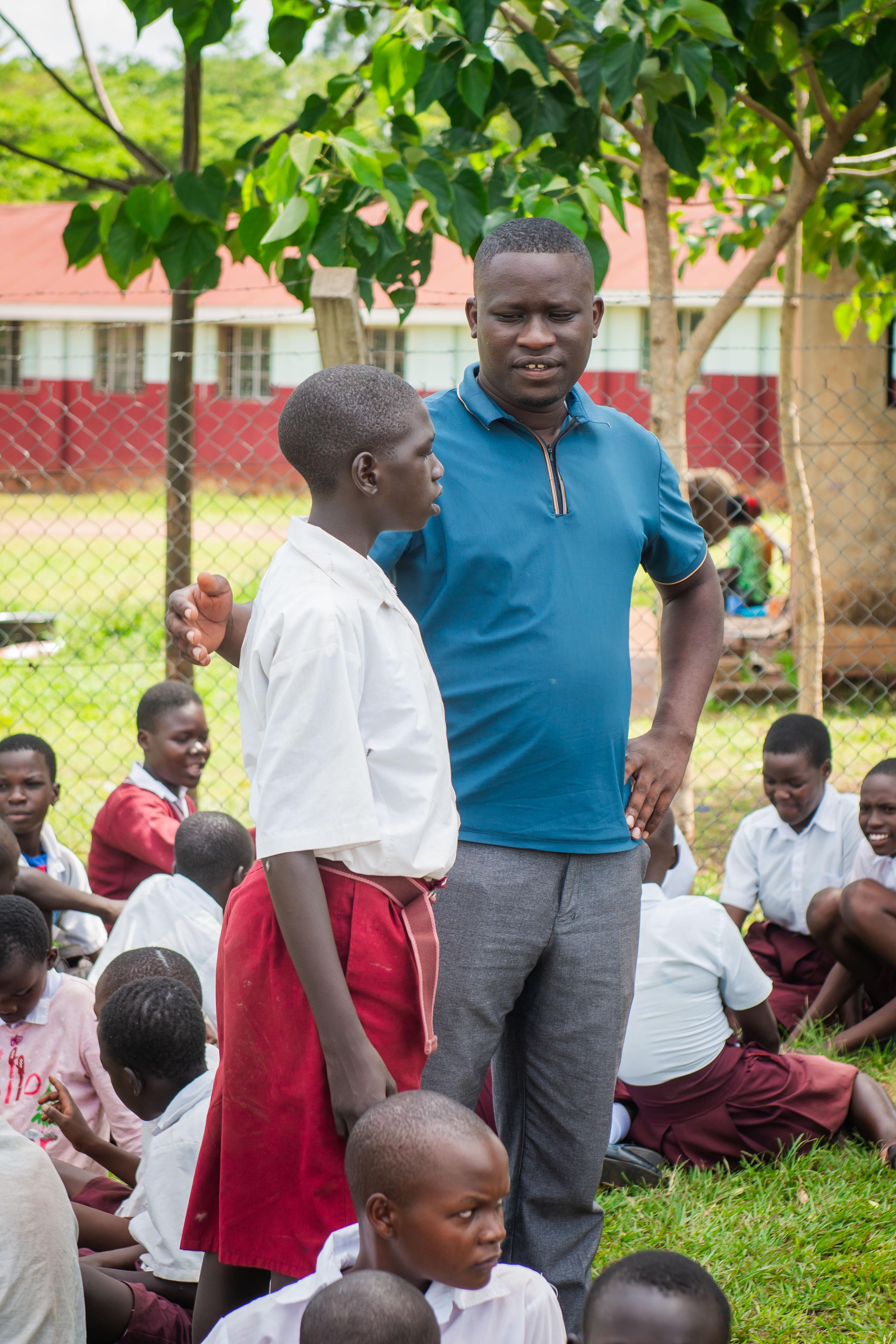 Electric circuit practical at Gulu prison primary school