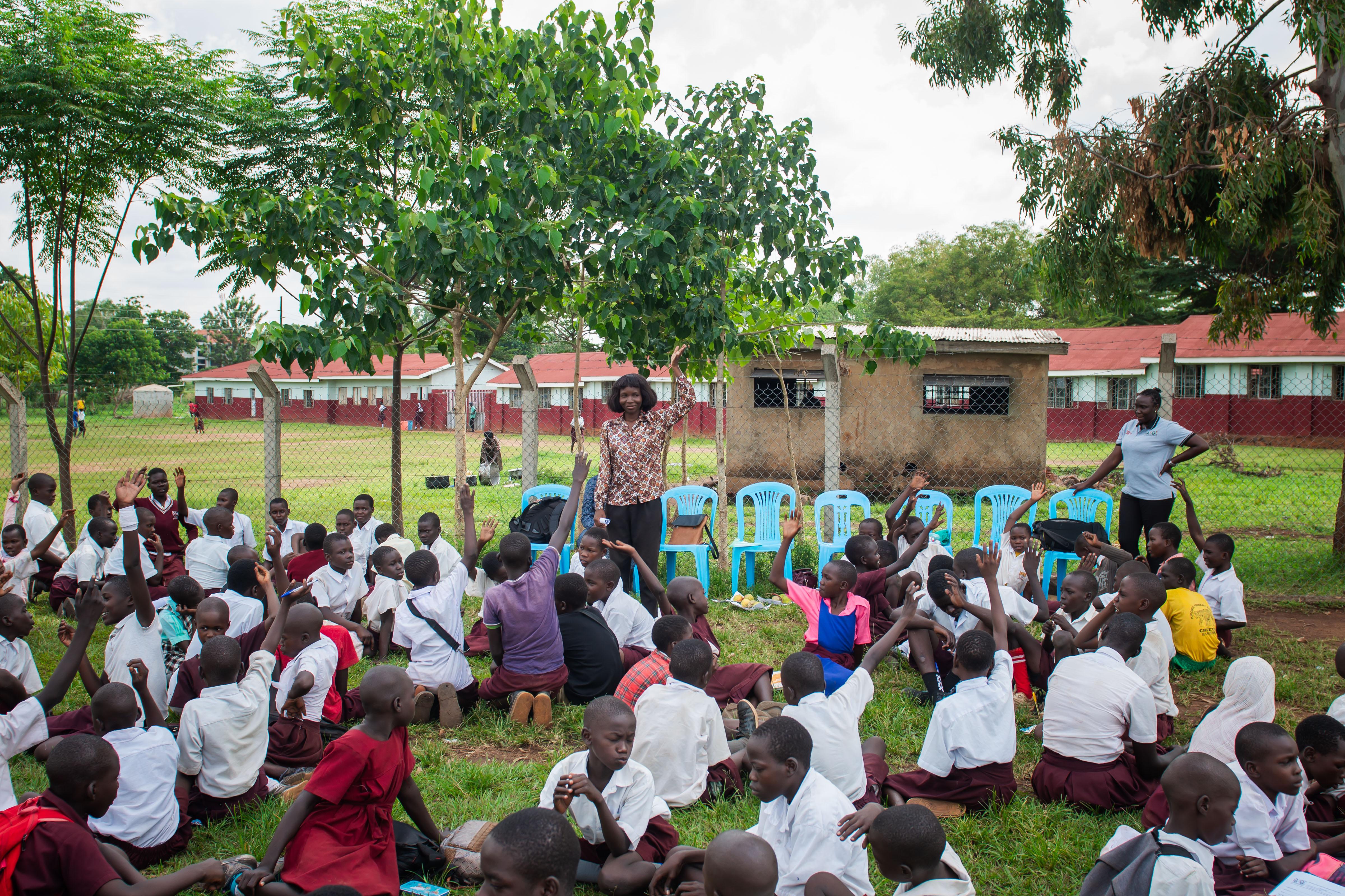 Electric Circuit practical at Gulu prison primary school
