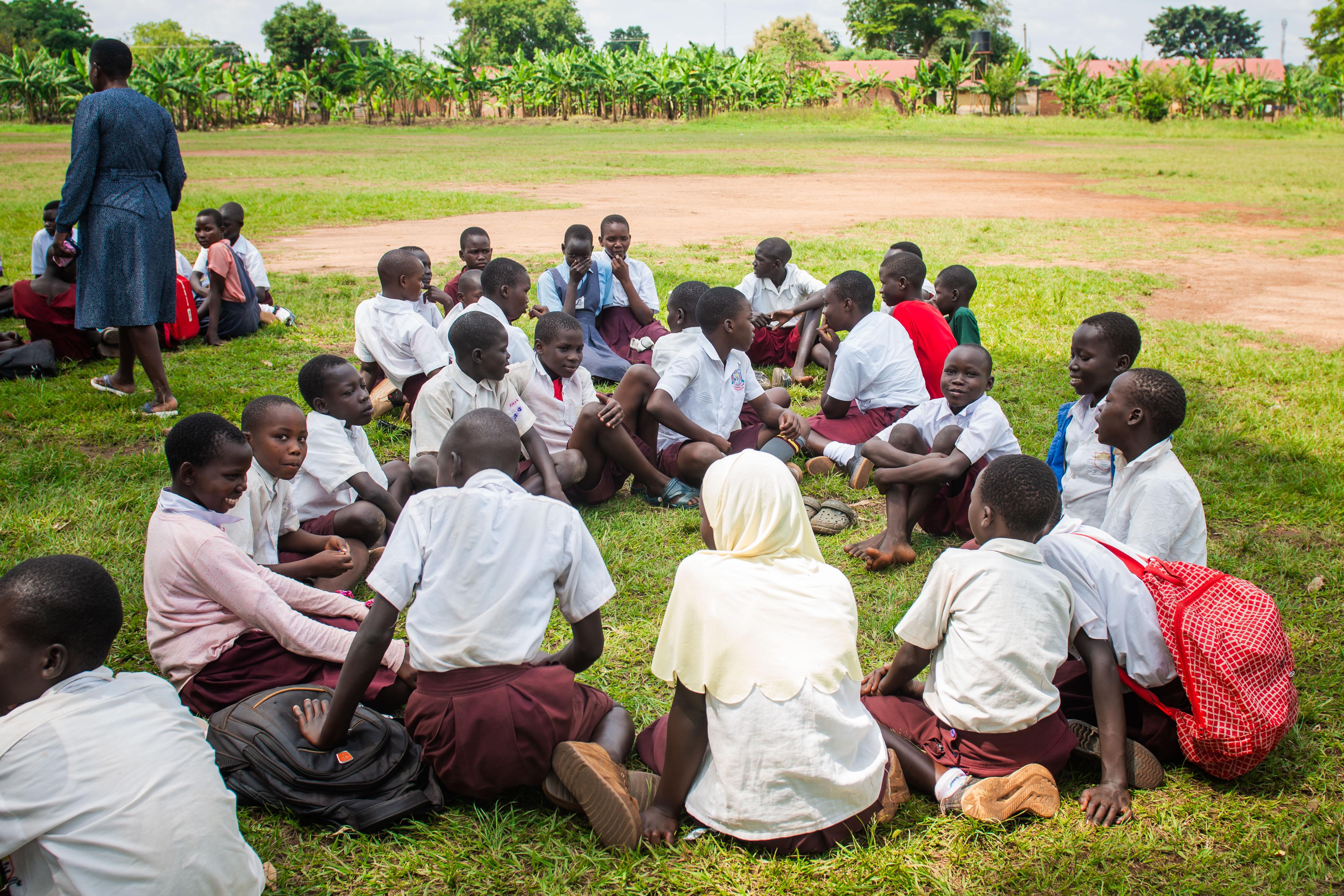 Electric circuit practical at Gulu prison primary school