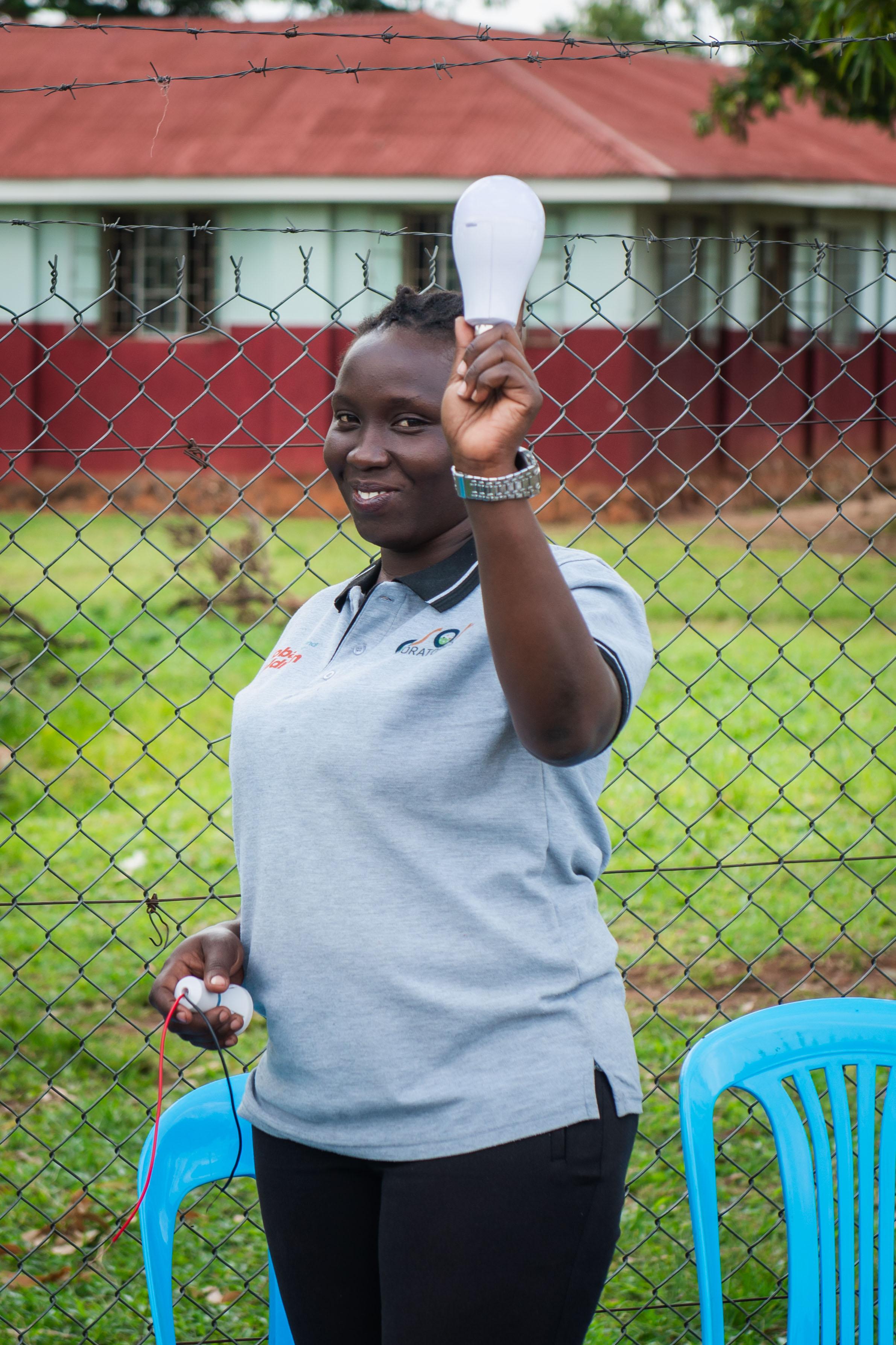 Electric circuit practical at Gulu prison primary school