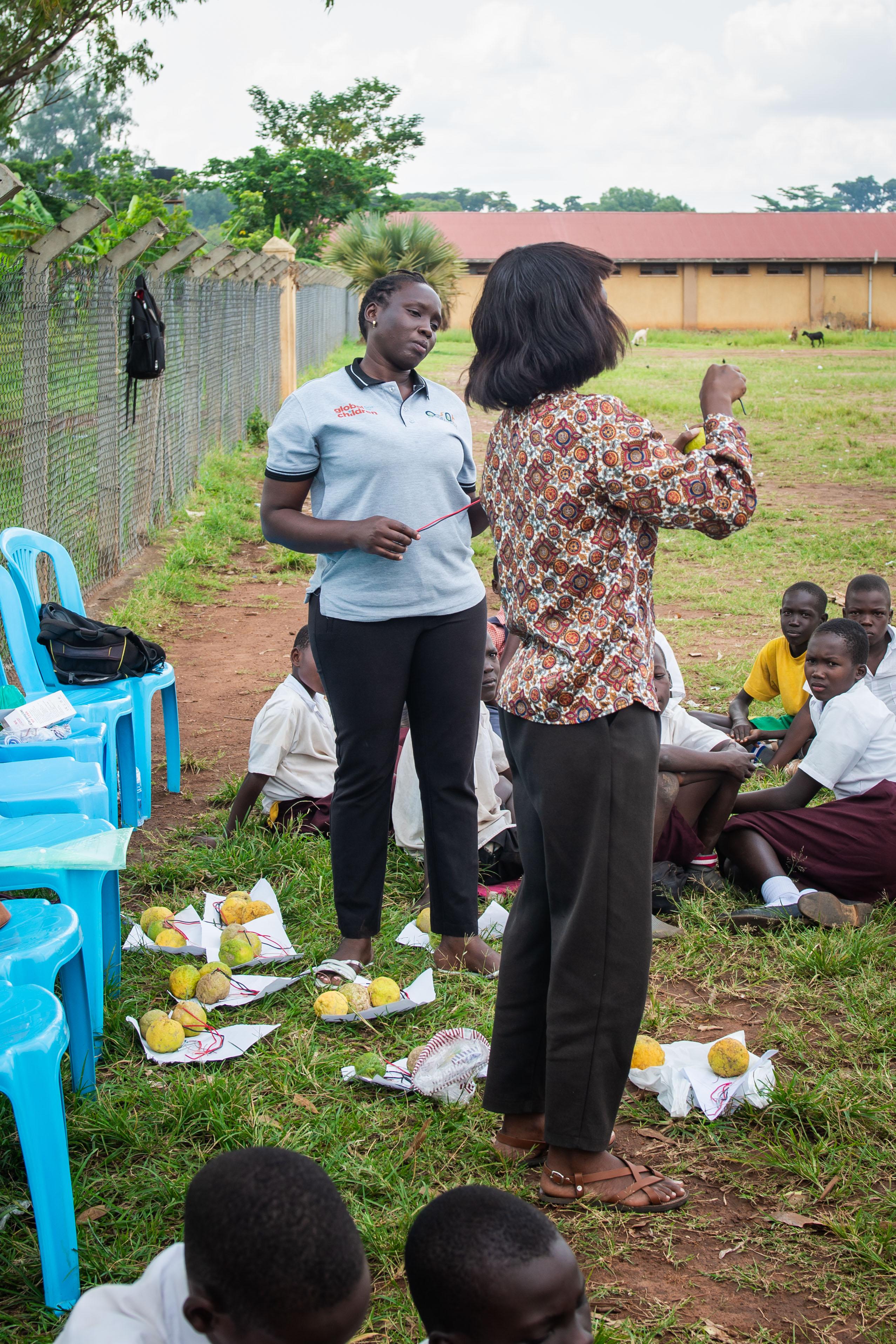 Electric Circuit practical at Gulu prison primary school