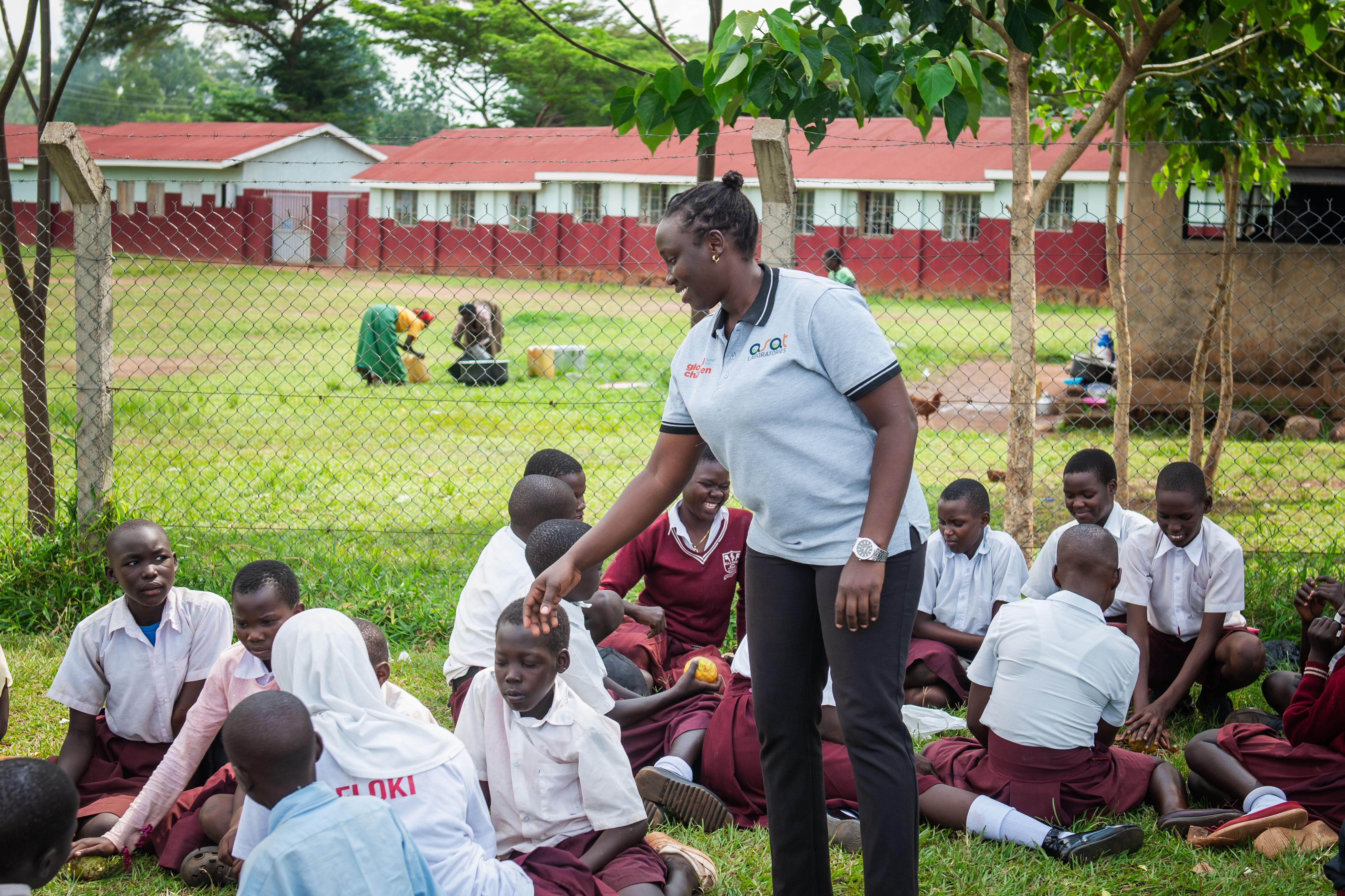 Electric circuit practical at Gulu prison primary school