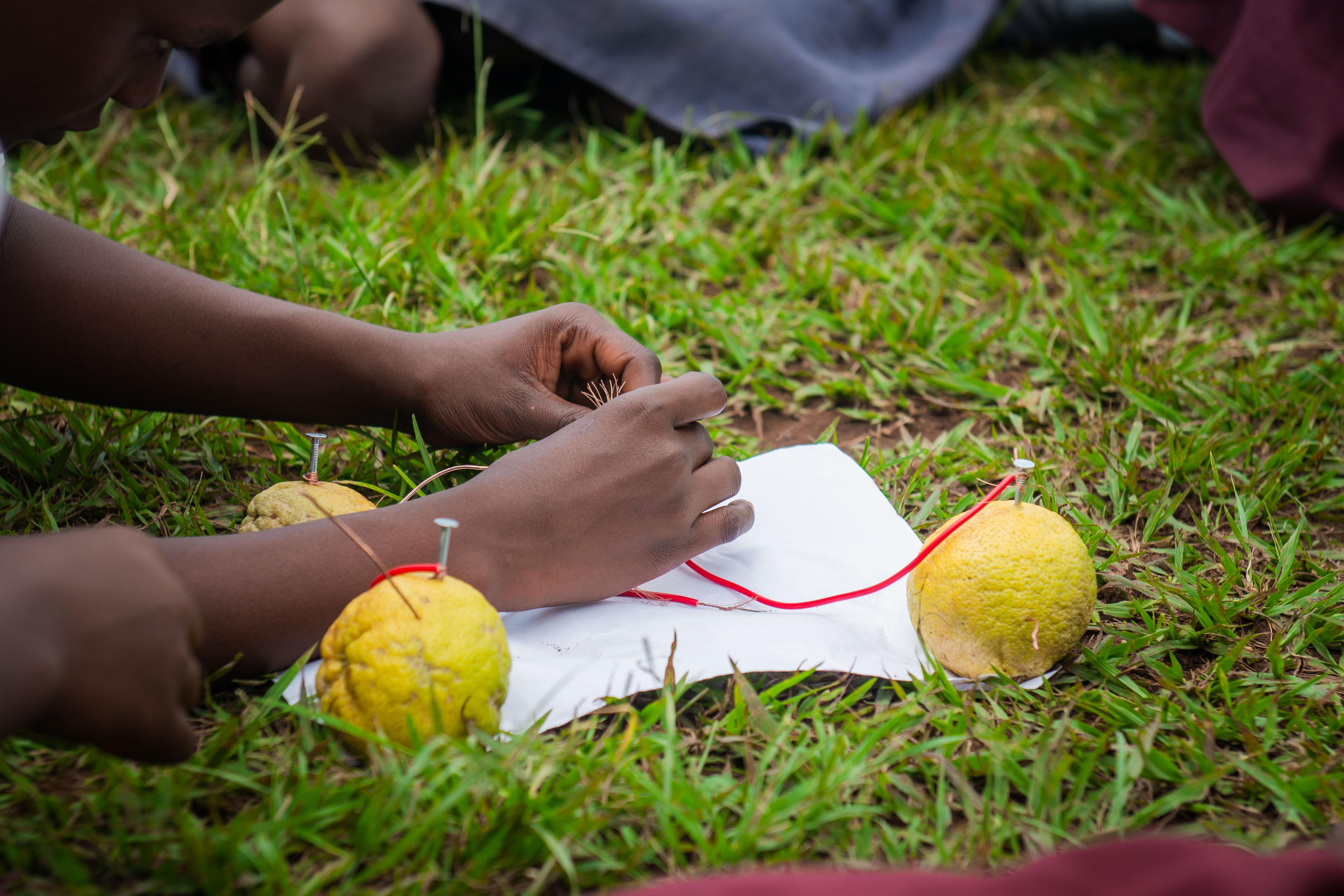 Electric Circuit Practical at Gulu prison primary school