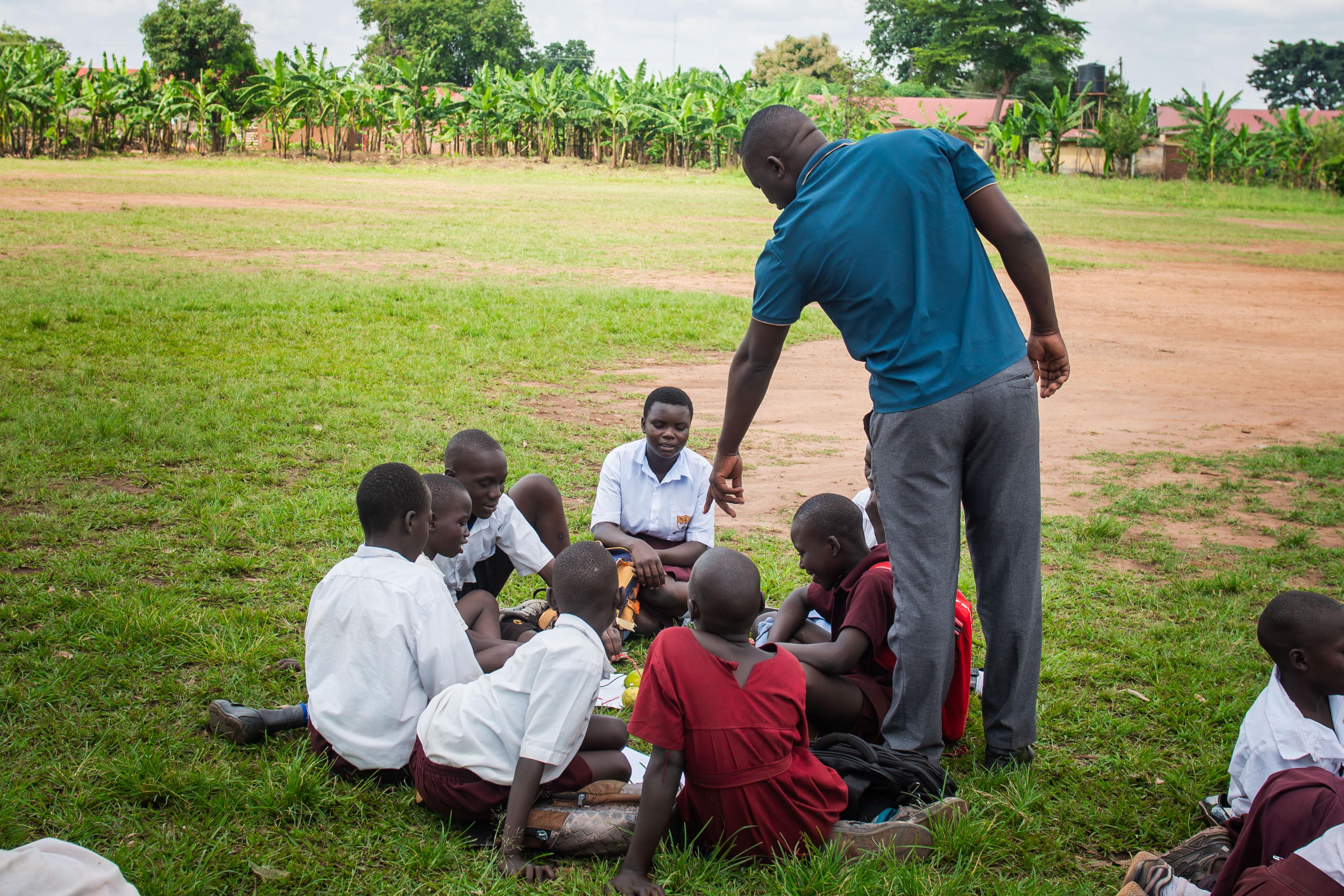 STEM practical in Gulu prison primary school