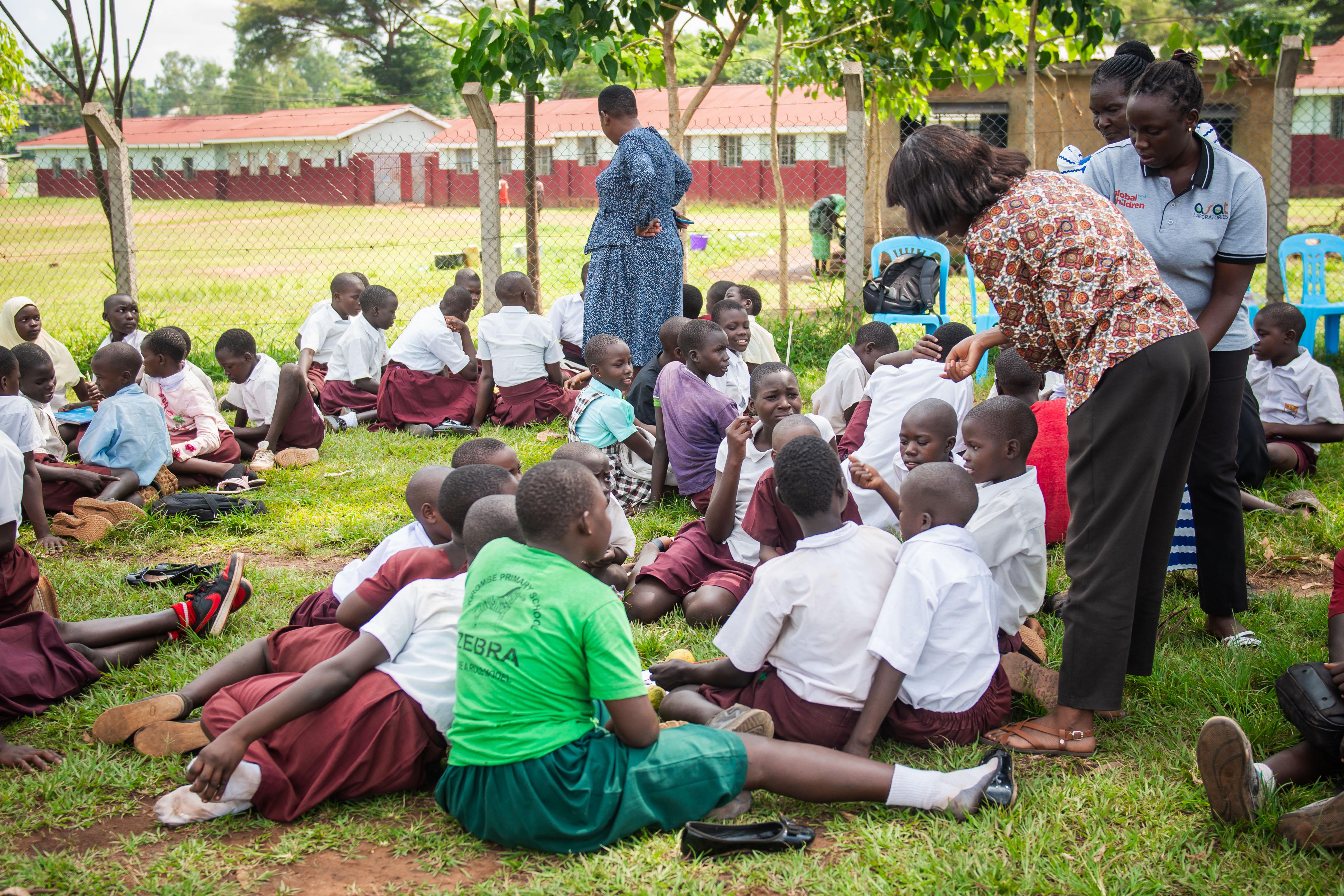 STEM practicals at Gulu prison primary school