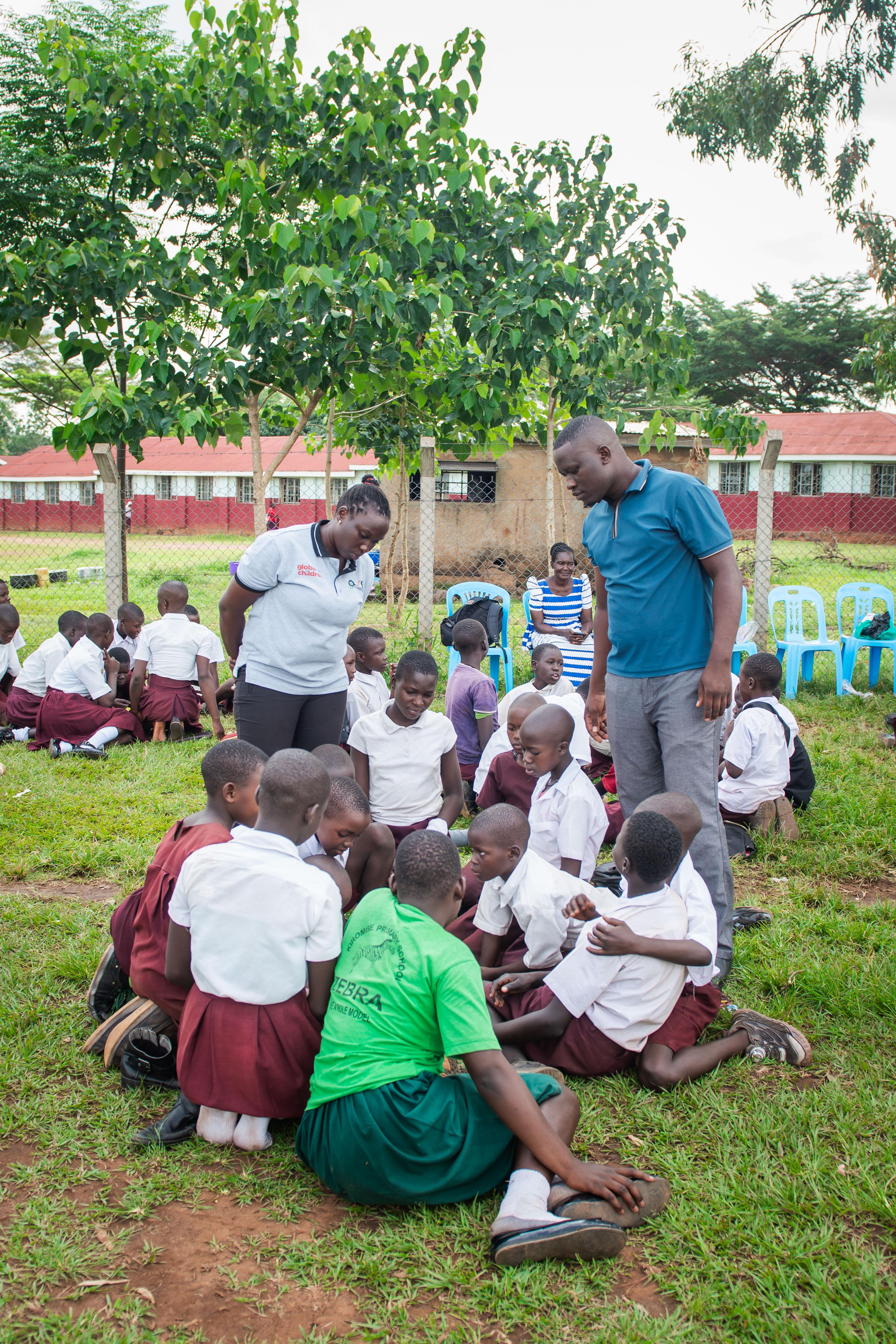 Electric circuit practical at Gulu prison primary school