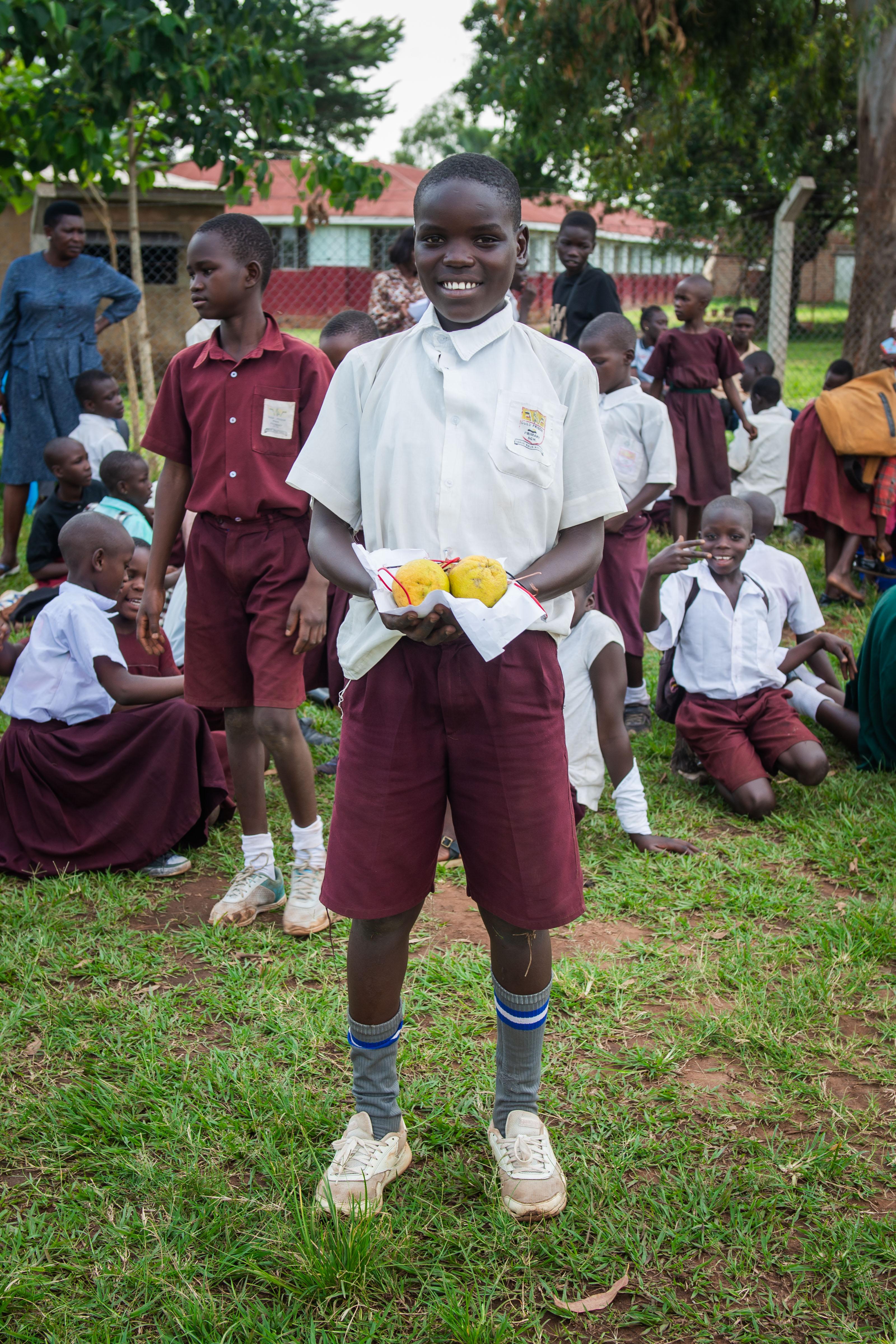 Electric circuit practical at Gulu prison primary school