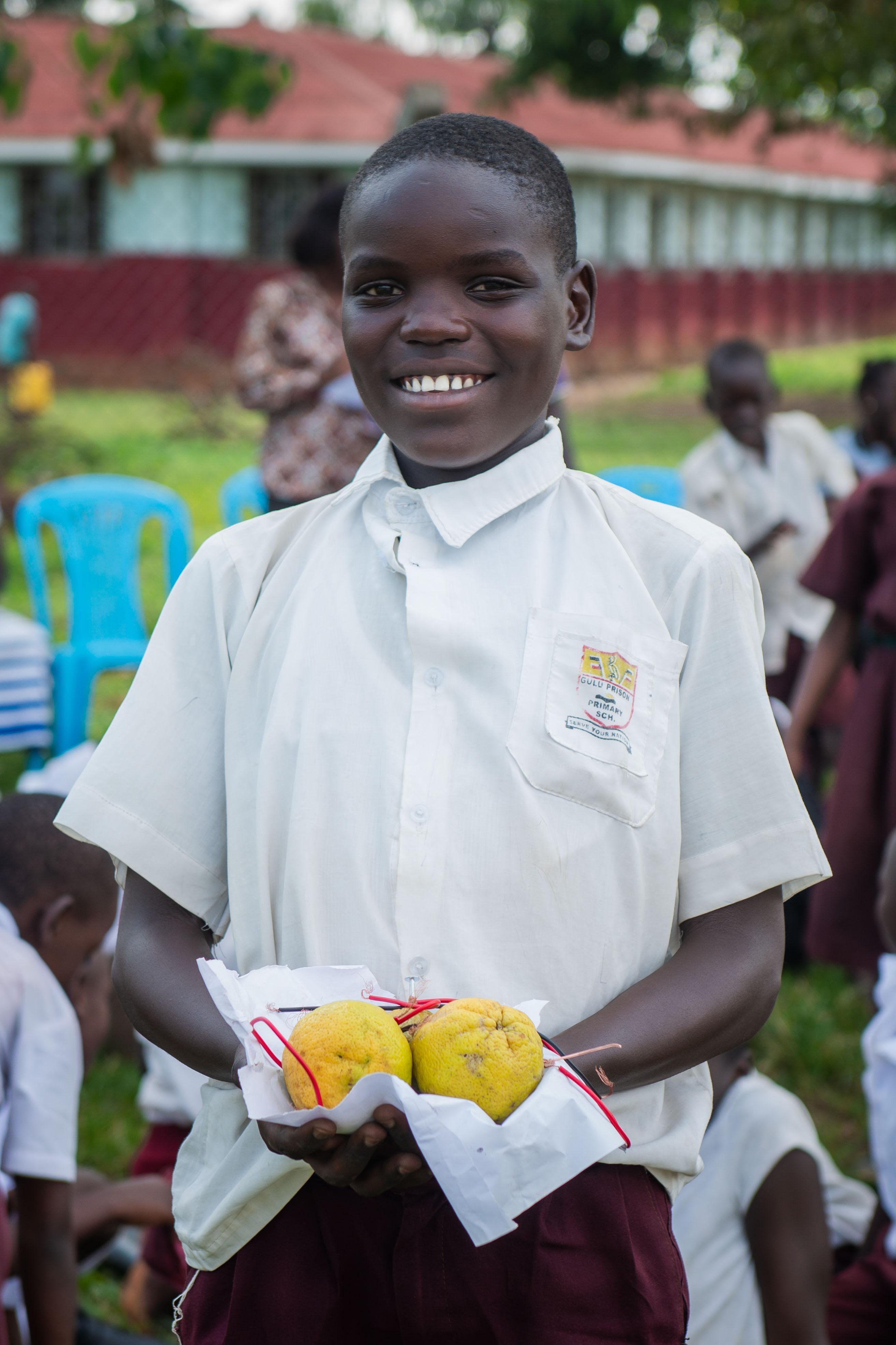 Electric circuit practical at Gulu prison primary school