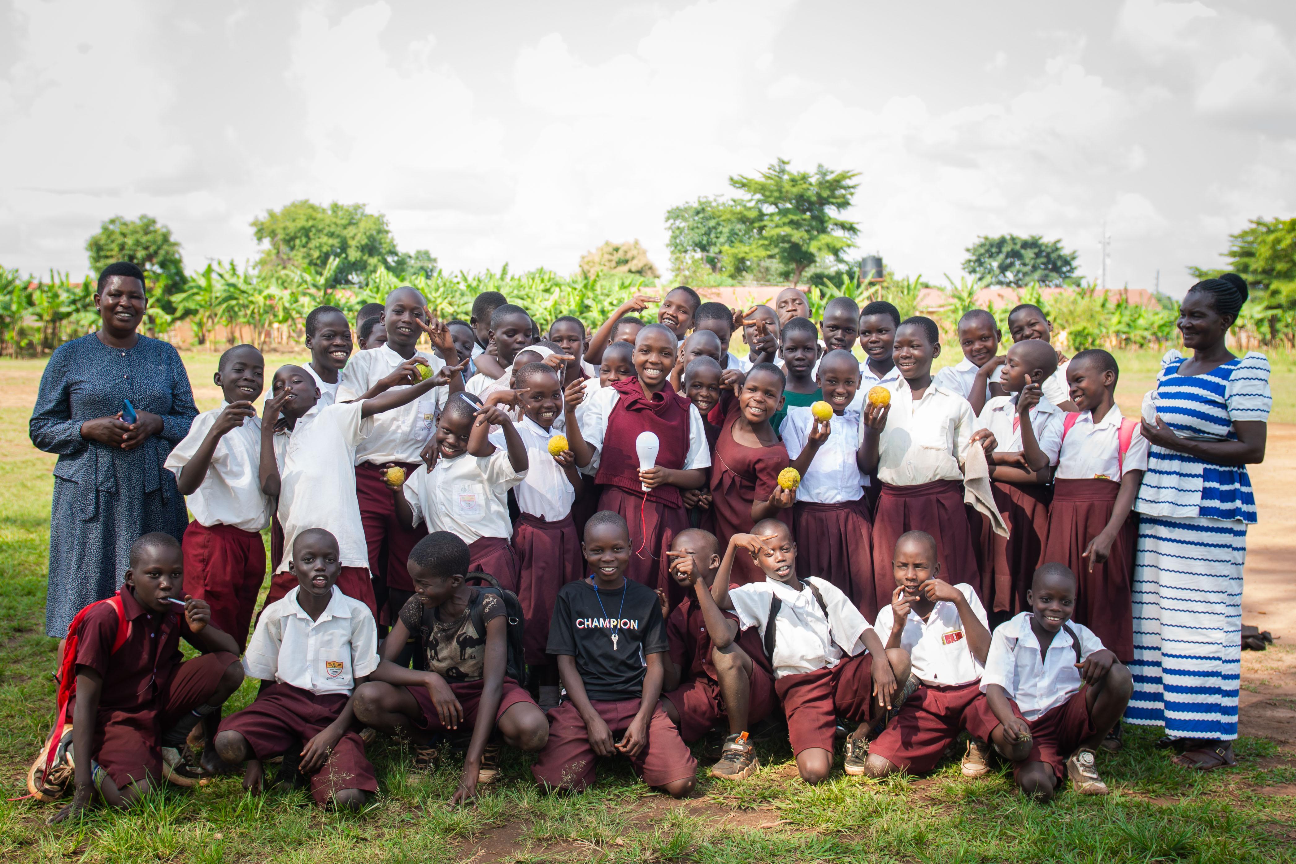 Electric Circuit practical at Gulu prison primary school