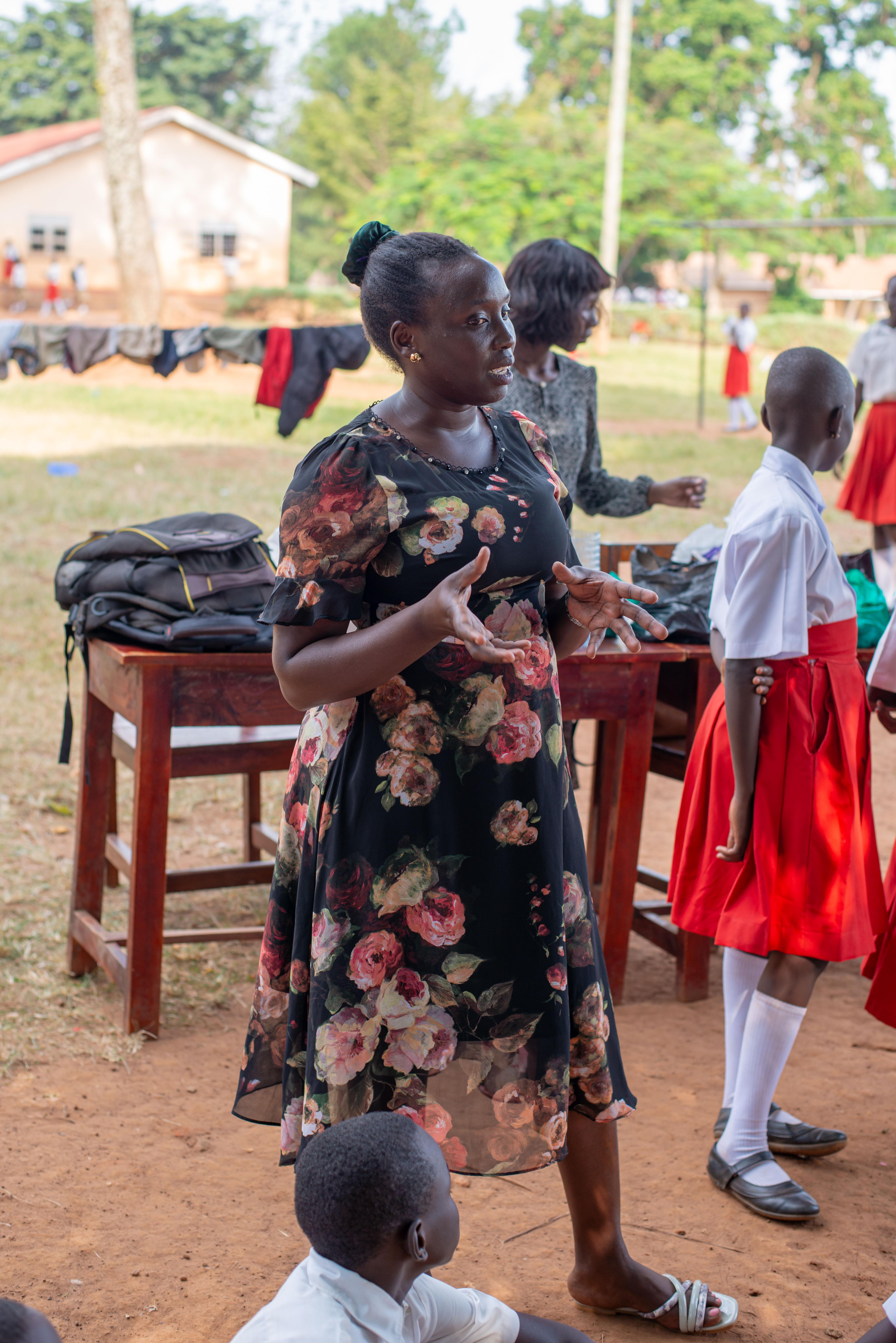 STEM practical in Gulu primary school
