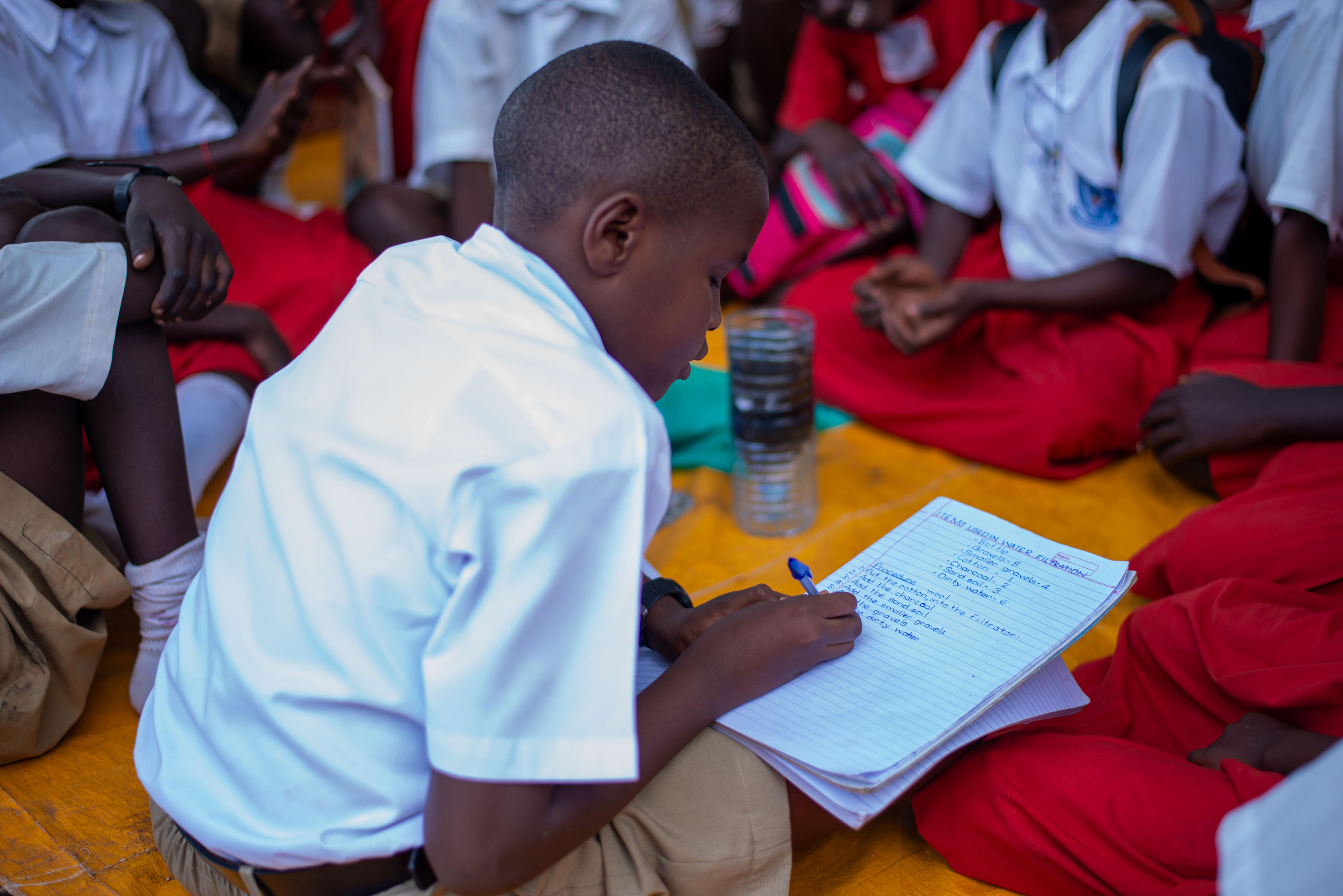 STEM practical in Gulu primary school