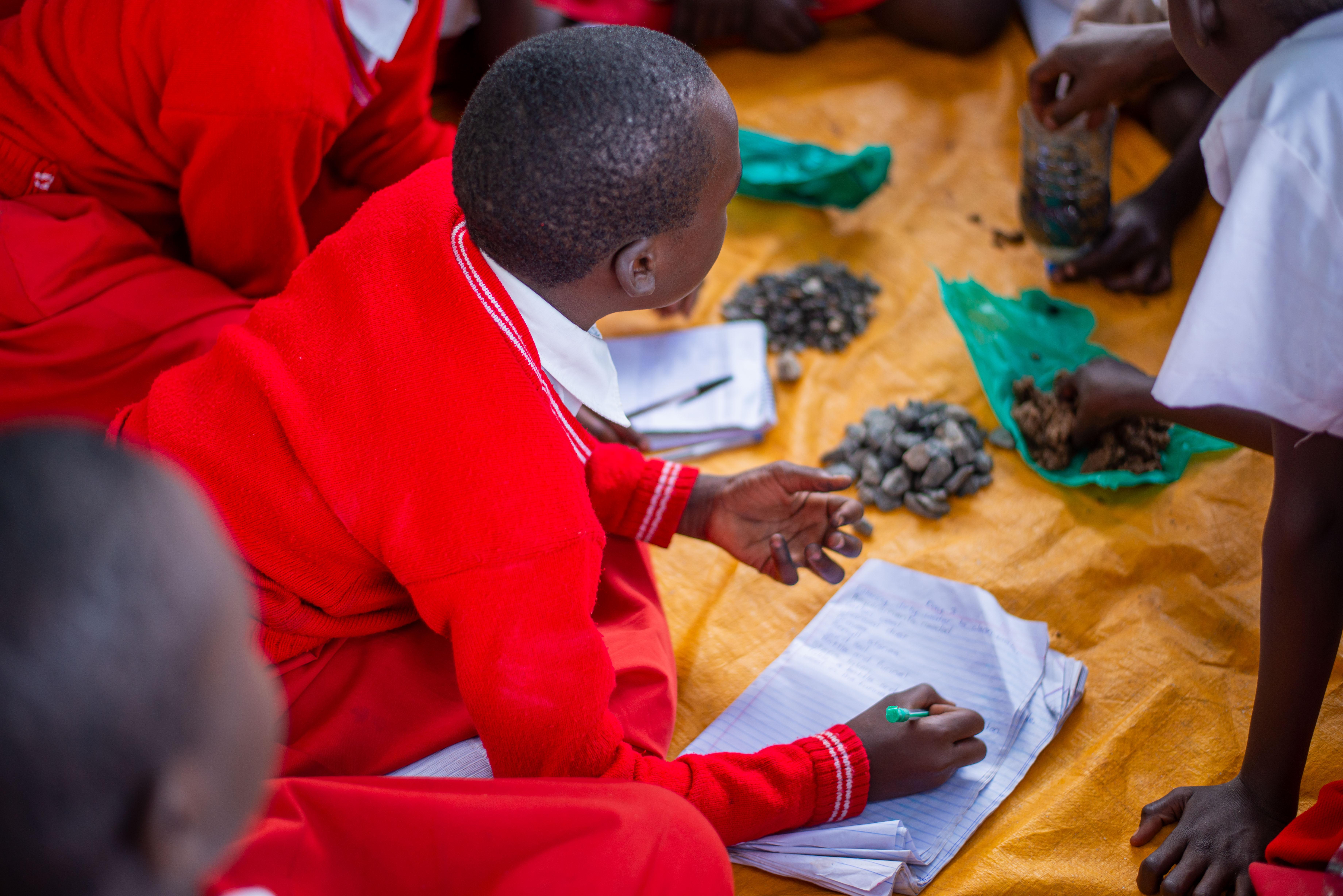 STEM practical in Gulu primary school
