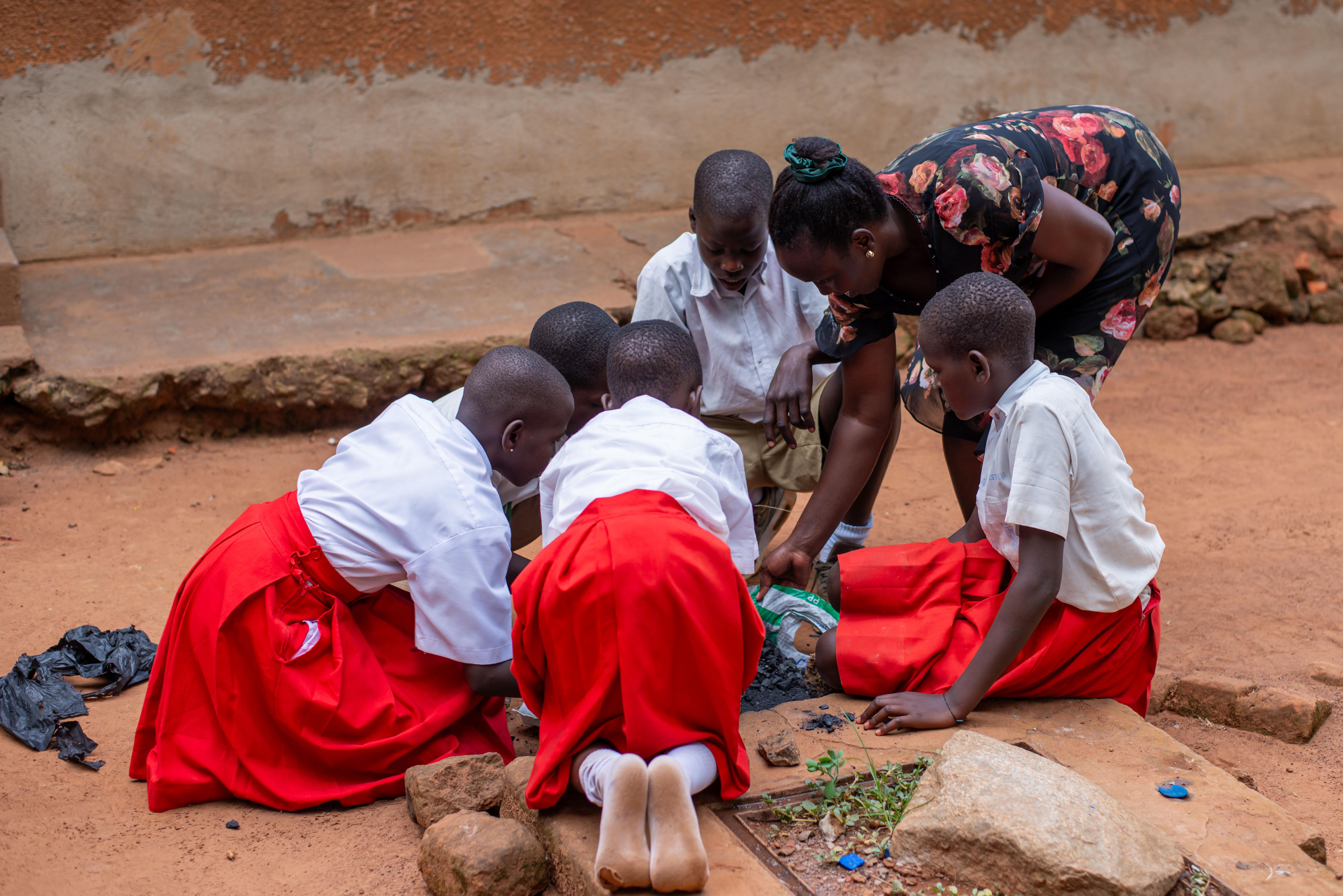STEM practicals in Gulu primary school