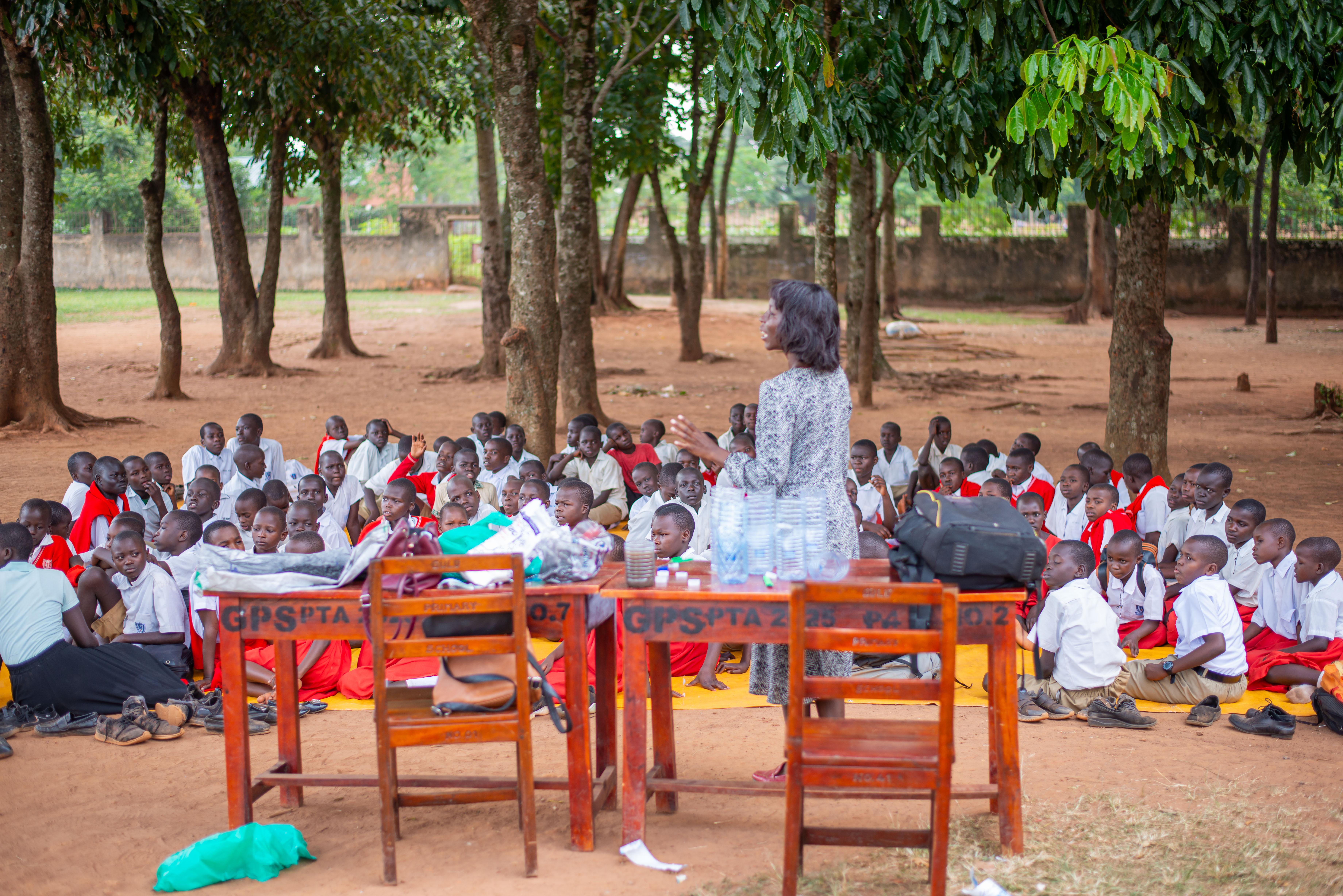 STEM practicals in Gulu primary school