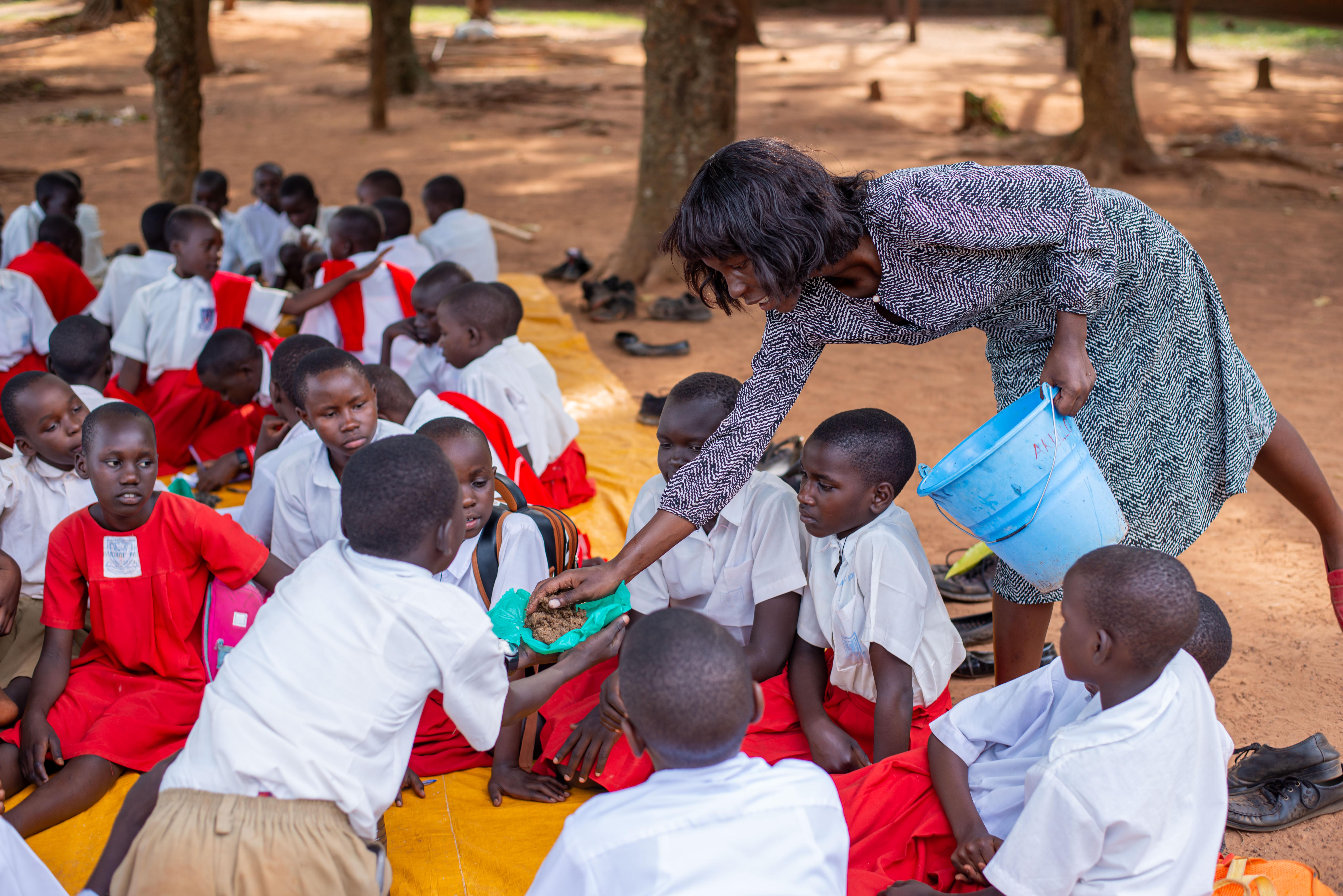STEM Practical in Gulu primary School