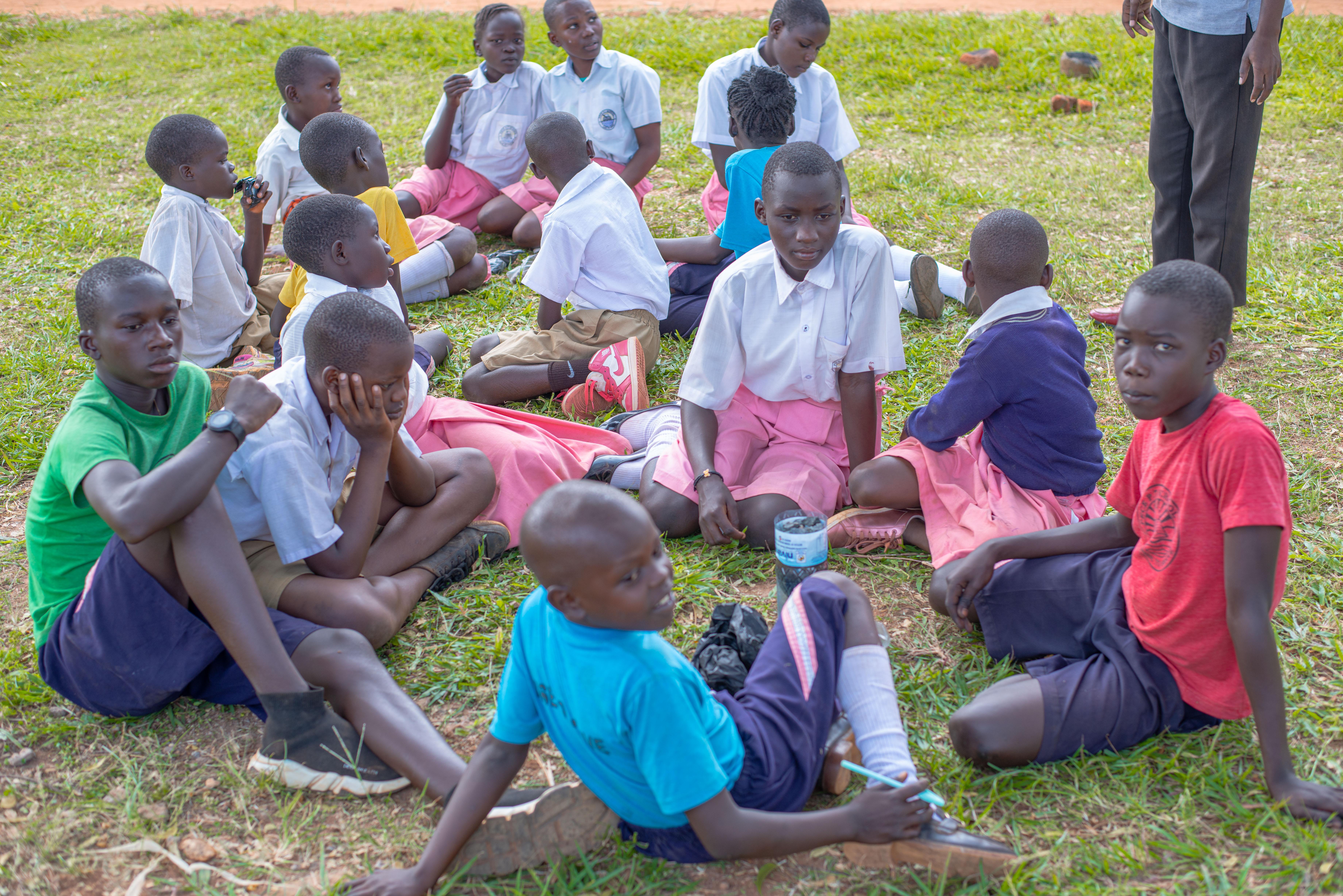 water filtration practical in pece primary school