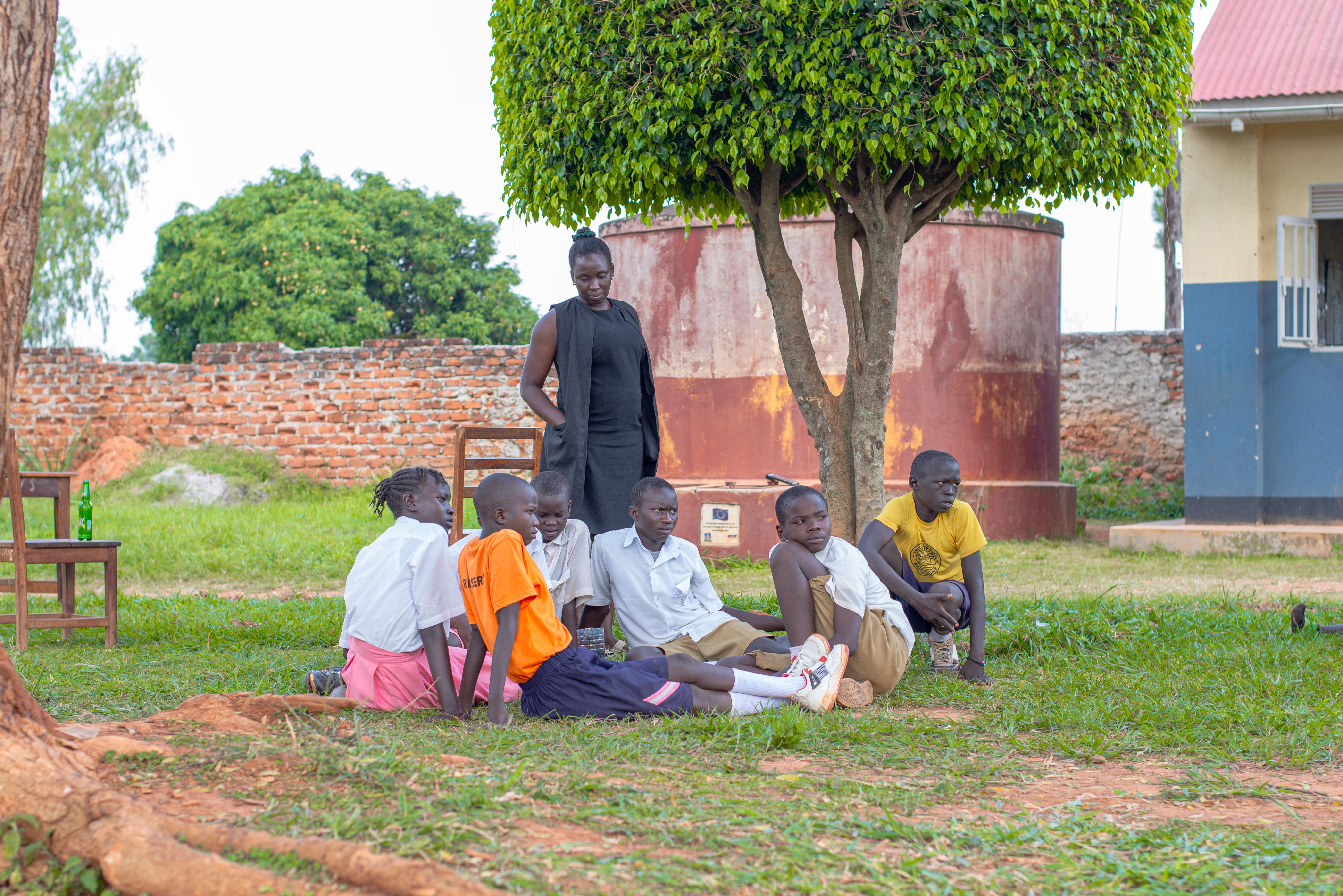 water filtration practical in pece primary school